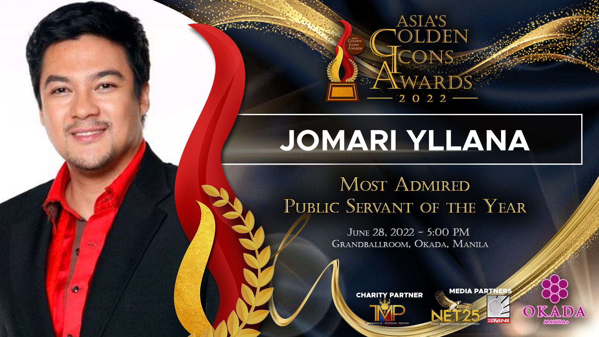 Jomari Yllana (Most Admired Public Servant of the Year)