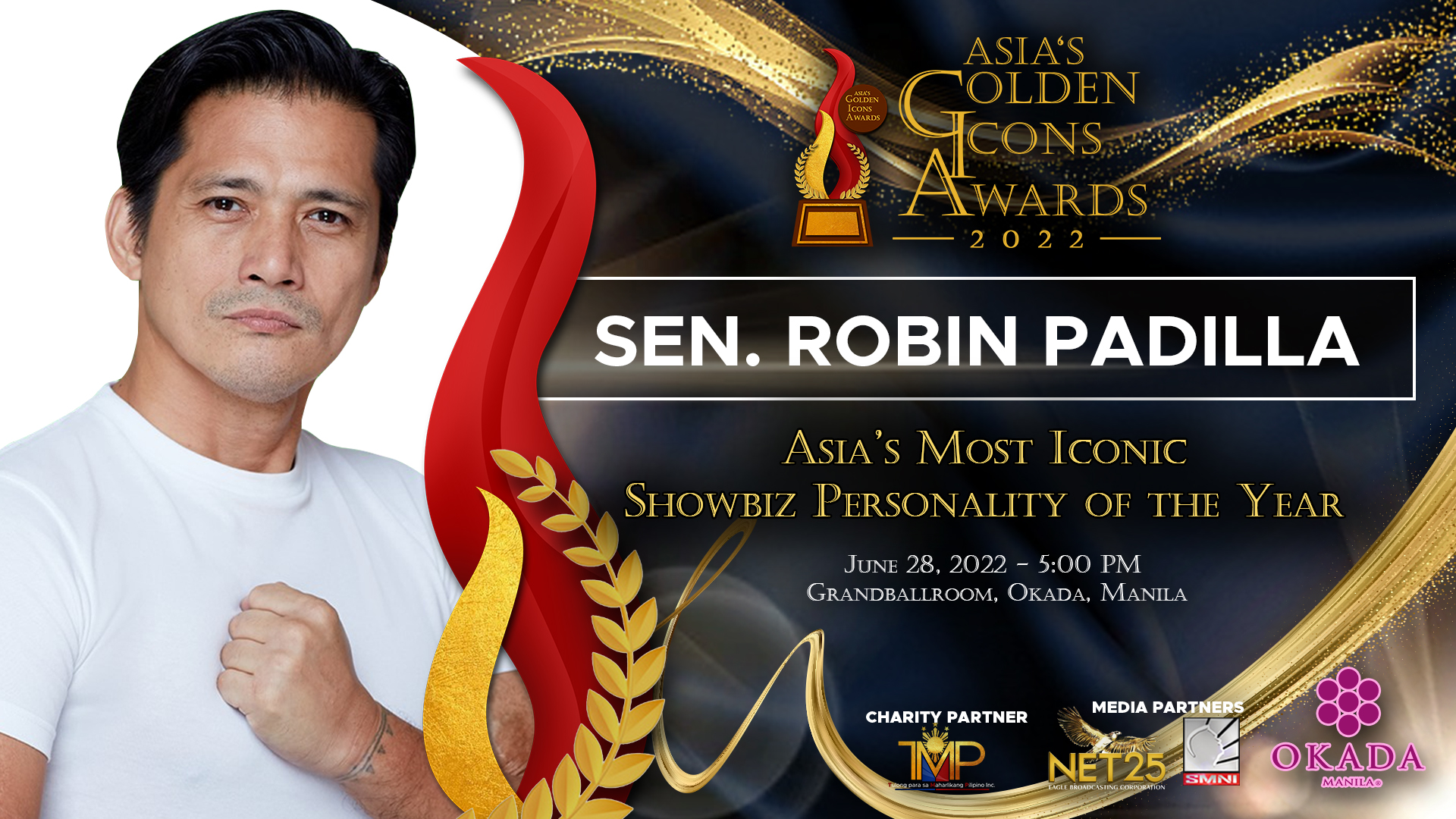 Robin Padilla (Asia's Most Iconic Showbiz Personality of the Year)